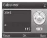 PANTECH C790 - Using the calculator - 1