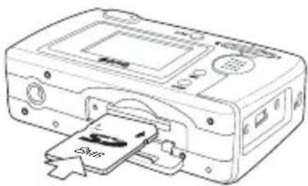BENQ DC C25 - Removing an SD Card - 1