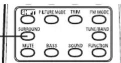 SANYO DWM-2600 - Selecting Surround Mode - 1