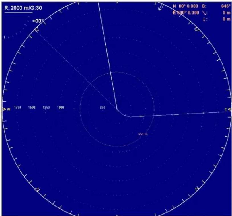 SIMRAD SP60 - North Up - 1