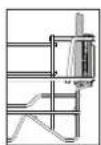 HOTPOINT HIS 3010 - REGULACJA WYSOKOŚCI GÓRNEGO KOSZA - 2
