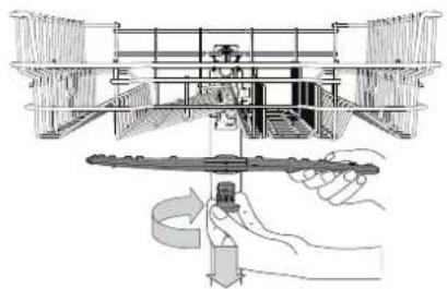 HOTPOINT HIS 3010 - CURĂȚAREA BRATELOR DE PULVERIZARE - 1