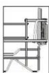 HOTPOINT HIS 3010 - FOLDABLE FLAPS WITH ADJUSTABLE POSITION - 1
