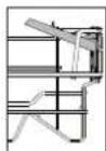 HOTPOINT HIS 3010 - FOLDABLE FLAPS WITH ADJUSTABLE POSITION - 2