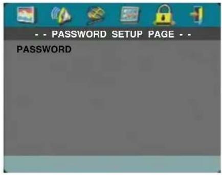 - - PASSWORD SETUP PAGE - PASSWORD