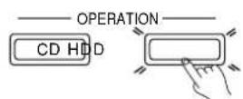 ONKYO MS-B1 - Switching the CD player and HDD - 3