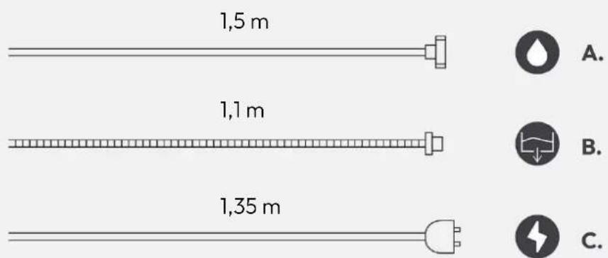 1,5 m 1,1 m 1,35 m A. B. C.