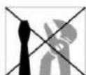 ElectriQ ECD70 - VISUAL SAFETY GUIDE ON WHERE OR WHEN NOT TO USE YOUR DEHUMIDIFIER - 11