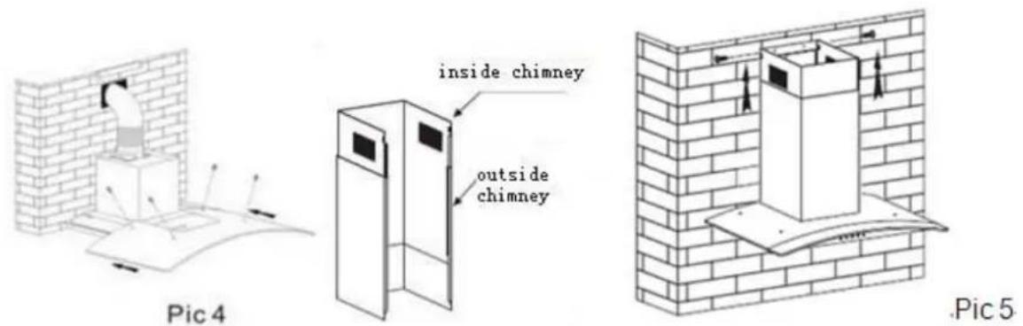 inside chimney outside chimney Pic 4 Pic 5