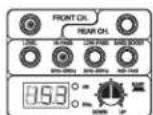 Soundstream DPA5.2000D - B) FRONT & REAR HI-PASS FITER ADJUST. - 1