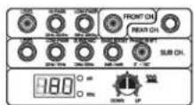 Soundstream DPA5.2000D - G) SUB SONIC FILTER ADJUST. - 2