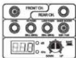 Soundstream DPA5.2000D - D) FRONT & REAR BASS BOOST ADJUST. - 1
