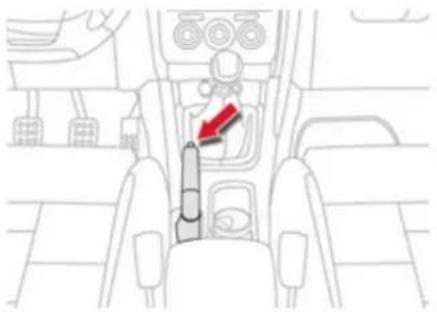 DS 4 (2014) - Manual parking brake - 1