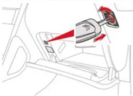 DS 4 (2014) - Deactivating the passenger's airbag - 8