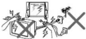 SONY Trinitron KV-SZ292M50 - B WARNING - 1