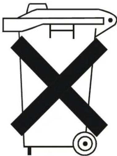 Simple line drawing of a trash bin with X-shaped cross symbol (no text or labels)