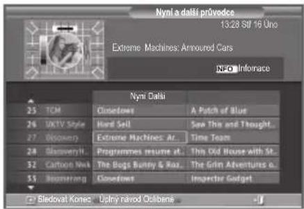 Nyni a dalisi průvedce 13:28 Stf 16 Uno Extreme Machines: Armoured Cars INFO Infoirace Nyni Dalisi 25 TCM 26 UKTV Style 27 Discovery 28 Gluowery. 30 Cartone News 31 Biomerang A Patch of Blue Save This and Thought... Extreme Machines: Ar... Time Team Programmes reume et... This Old House with St... The Bogs Bunny & Rox... The Grin Adventures o... Cloudset Inspector Gadget Sledovat Kones: Uptry naved Oclibena