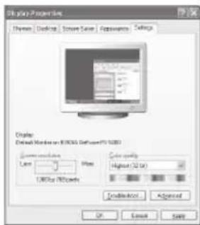SAMSUNG LE40R86WD - Nastavení počítačového softwaru (na základě systému Windows XP) - 1