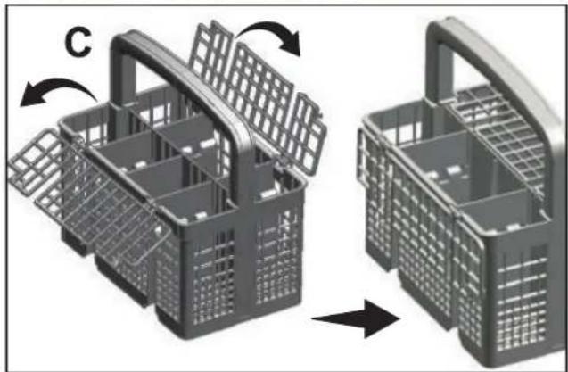 Euromaid EDW14W - Cutlery basket - 2
