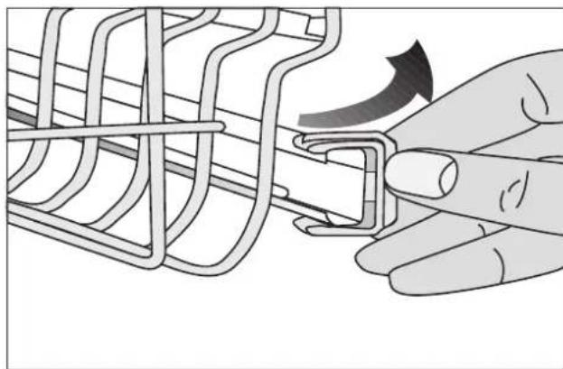 Euromaid EDW14W - Height setting with empty basket - 1