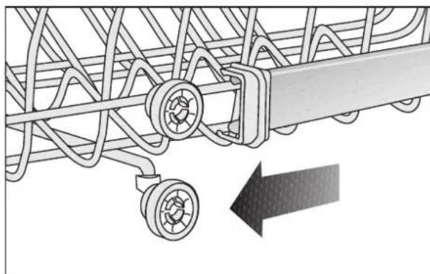 Euromaid EDW14W - Height setting with empty basket - 2