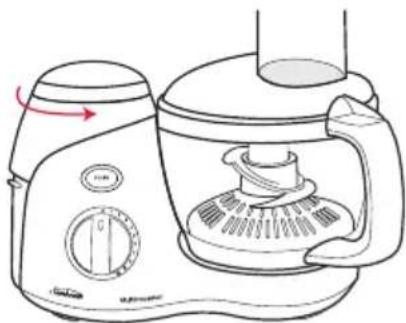 SUNBEAM MultiProcessor LC6250 - Before using the processing bowl - 1