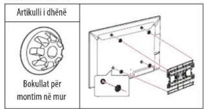 Artikulli i dhënë Bokullat për montim në mur