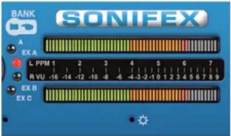 BANK SONIFEX A EX A L PPM 1 2 3 4 5 6 7 R VU -16 -14 -12 -10 -8 -6 -4 -3 -2 -1 0 1 2 3 4 5 6 7 8 9 EX B EX C