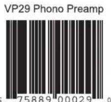VP29 Phono Preamp 75889 00029