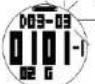 Soleus GPS Mini SG006 - Data numbering system/ Legend: - 1