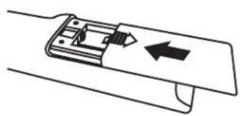 RCA LED22B45RQD - Inserting Batteries in the Remote - 3