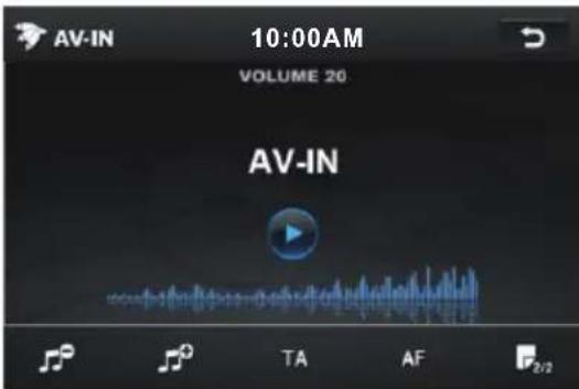 AV-IN 10:00AM VOLUME 20 AV-IN