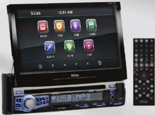 BOSS 12:01 AM RADIO CDC USB CAFE AUXIN AV-M SMC BOSS USB, MP3