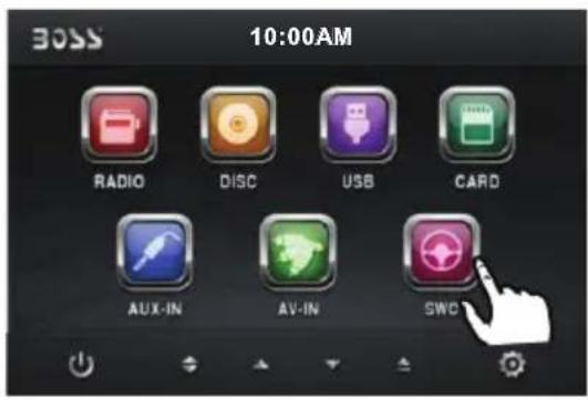 BOSS 10:00AM RADIO DISC USB CARD AUX-IN AV-IN SWC