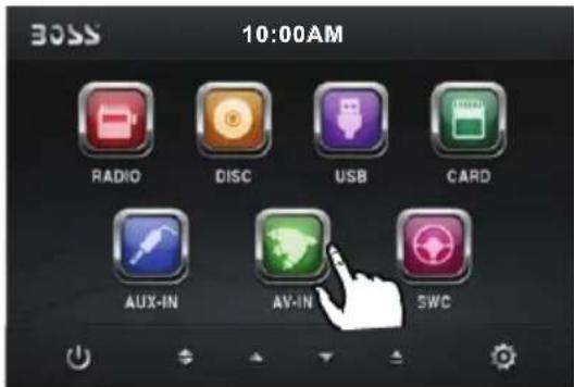 BOSS 10:00AM RADIO DISC USB CARD AUX-IN AV-IN SWC