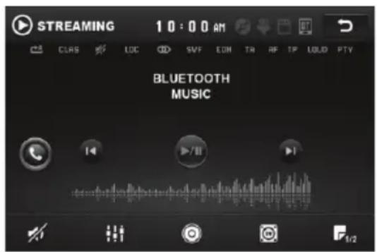 STREAMING 10:00 AM CLRS LOC SVF EON TR AF IP LOUD PTV BLUETOOTH MUSIC