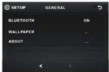 SETUP GENERAL BLUETOOTH ON WALLPAPER ... ABOUT ...
