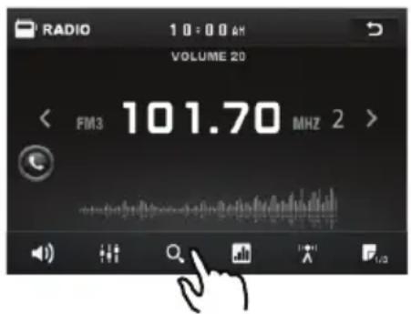 RADIO 10:00 AM VOLUME 20 < FM3 101.70 MHz 2 >