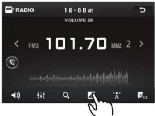 RADIO 10:00 AM VOLUME 20 FM3 101.70 MHz 2 >