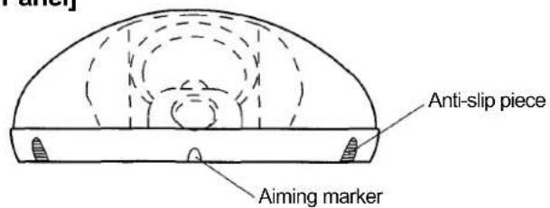 Anti-slip piece Aiming marker