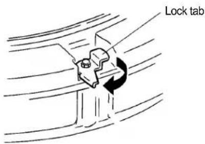 Lock tab