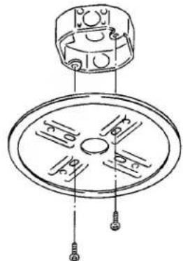 TOA H-2 - Mounting the Speaker using a Electrical Box - 2