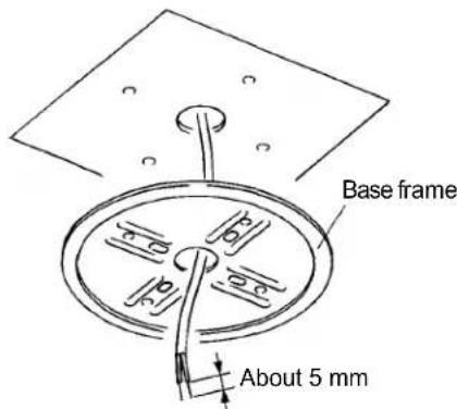 Base frame About 5 mm