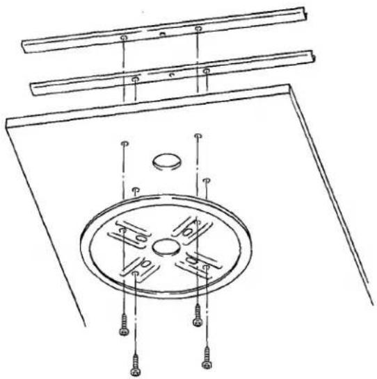 TOA H-2 - Mounting the Speaker using Supporting Rails - 1