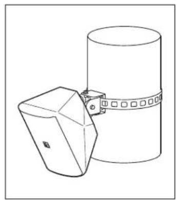 TOA F-1000BT - Pole Mounting (F-1000BTWP and F-1000WTWP only) - 1