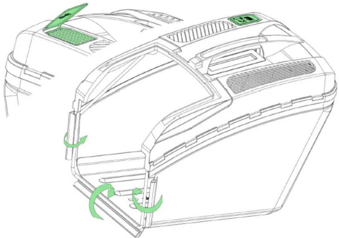 HYUNDAI HYM80Li460P - Step 2 : Attach The Grass Collector - 1