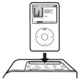 Diagram showing a CD player with an app interface and a keyboard below, indicating a media or audio setup.