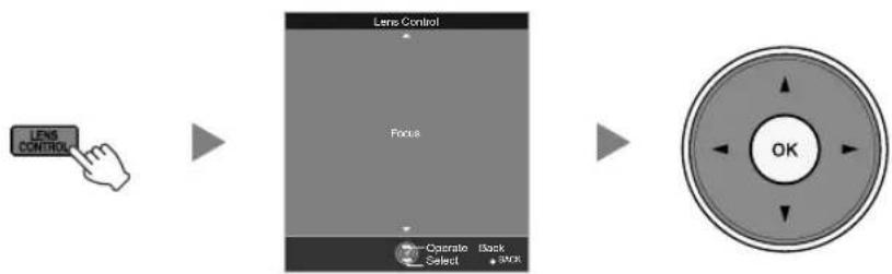 JVC DLA-RS48 - Adjusting the Lens According to the Projection Position - 2
