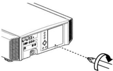JVC DLA-RS48 - Attach the lamp cover - 1