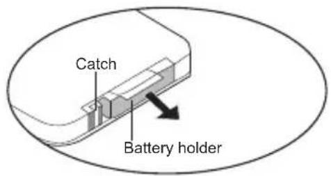 Catch Battery holder